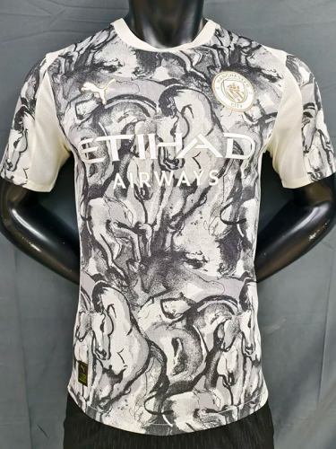 25-26 Manchester City Special Edition Player Version Soccer Jersey (马年) 1:1 Thai Quality