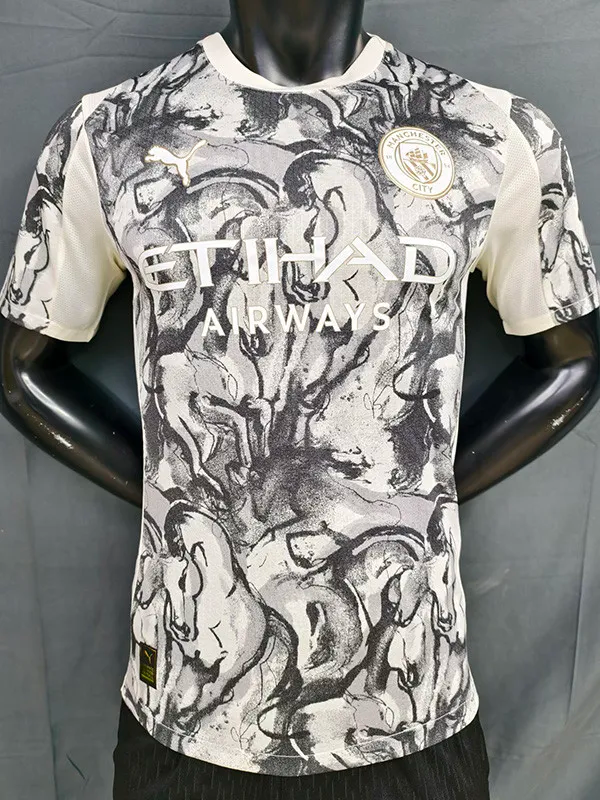 25-26 Manchester City Special Edition Player Version Soccer Jersey (马年) 1:1 Thai Quality