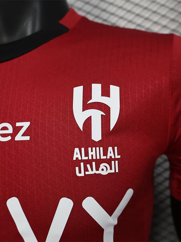 25-26 Al-Hilal Red Special Edition Player Version Soccer Jersey 1:1 Thai Quality