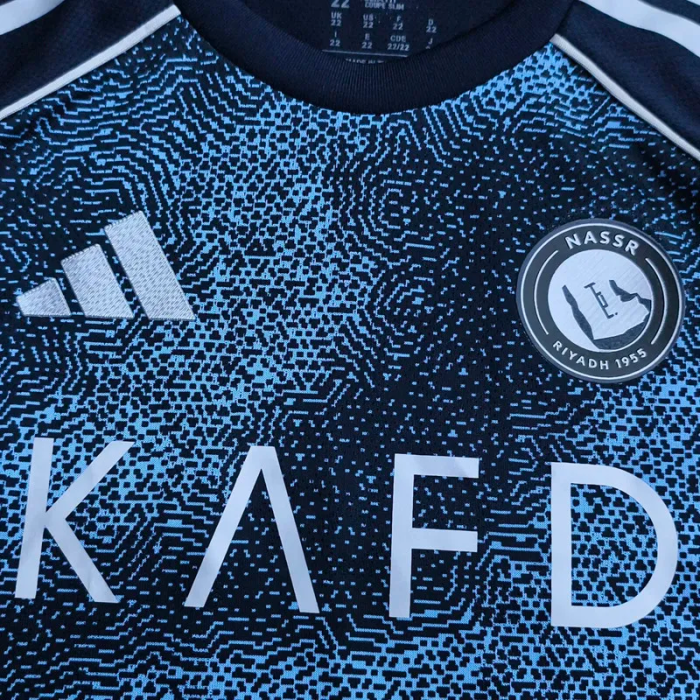 25-26 AL-Nassr Away Kids Player Version Soccer Jersey 1:1 Thai Quality (球员童装)