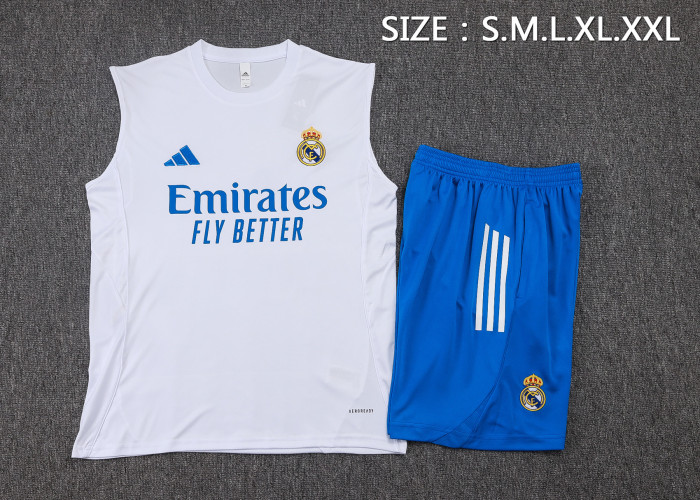 25-26 Real Madrid High Quality Tank Top And Shorts Suit