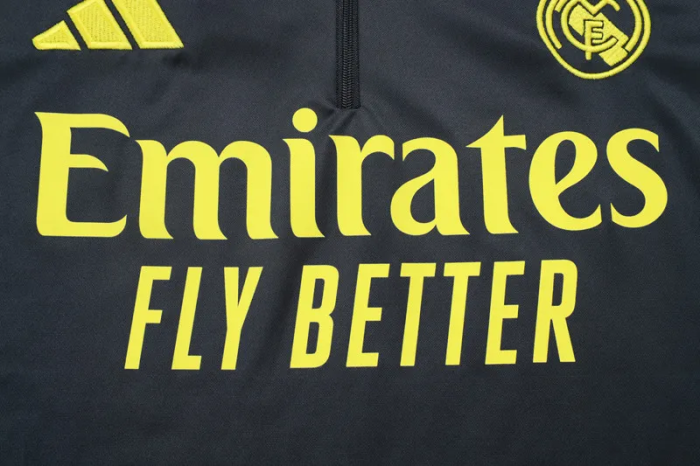 25-26 Real Madrid High Quality Half Pull Tracksuit