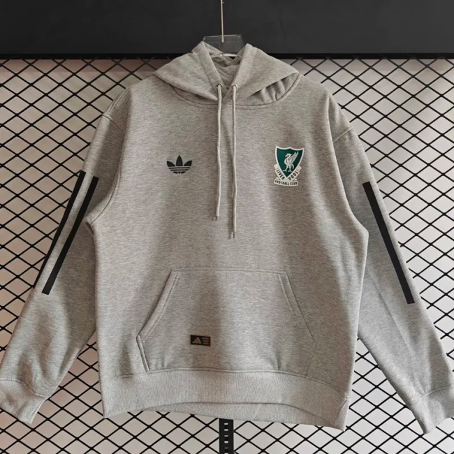 25-26 Liverpool Grey Hoody 灰色(加绒)