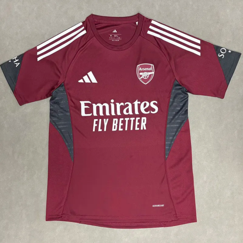 25-26 Arsenal Brown Red Training shirts