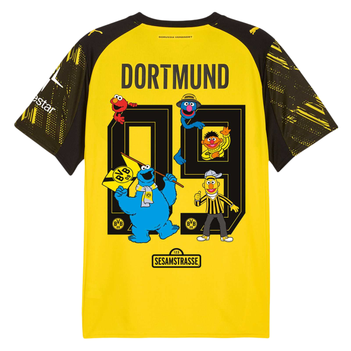 25-26 Dortmund Home Player Version Soccer Jersey*印芝麻街字体