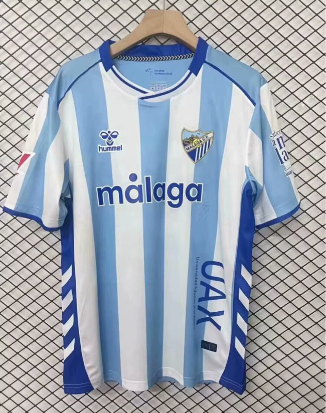25-26 Malaga Home Fans Soccer Jersey