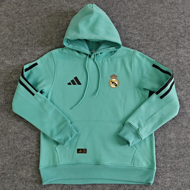 25-26 Real Madrid Light green Hoody 浅绿色(加绒)