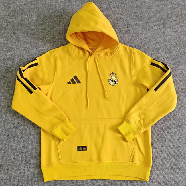25-26 Real Madrid Yellow Hoody 黄色(加绒)