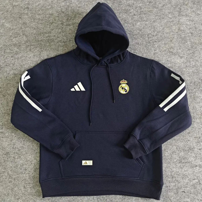 25-26 Real Madrid Royal blue Hoody 宝蓝色(加绒)