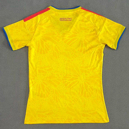 25-26 Colombia Home Women Fans Soccer Jersey (女)