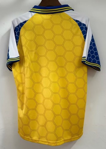 1998 Ukraine Home Retro Soccer Jersey