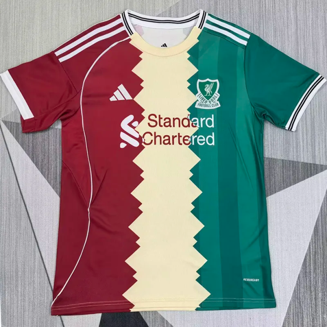 25-26 Liverpool Stitching Color Special Edition Training Shirts