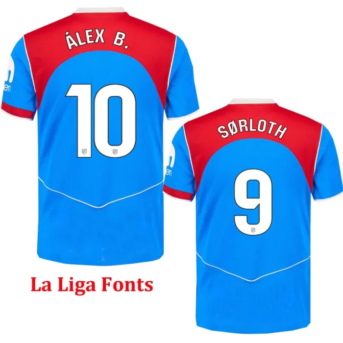 25-26 Atlético Madrid Third Kids Soccer Jersey