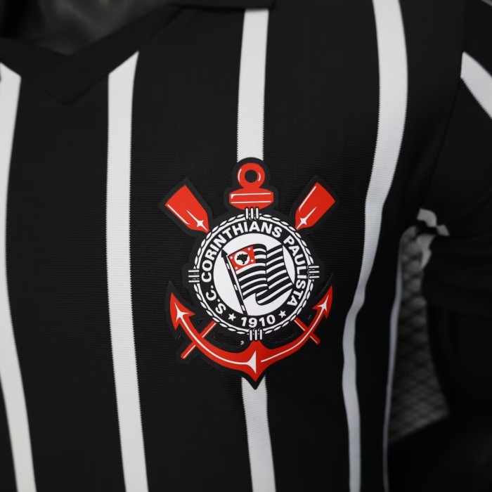 25-26 Corinthians Black Special Edition Player Version Soccer Jersey
