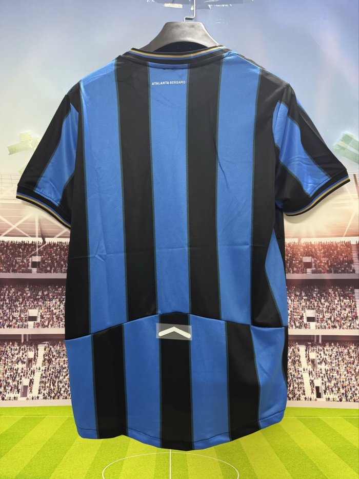 25-26 Atalanta Home Fans Soccer Jersey*带广告