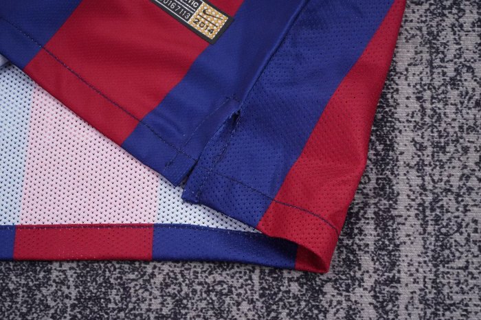 2014-2015 Barcelona Home Long sleeves Retro Kids Soccer Jersey