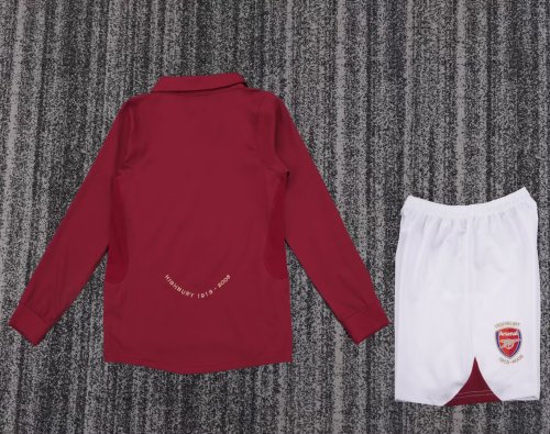 2005-2006 Arsenal Home Long sleeves Retro Kids Soccer Jersey