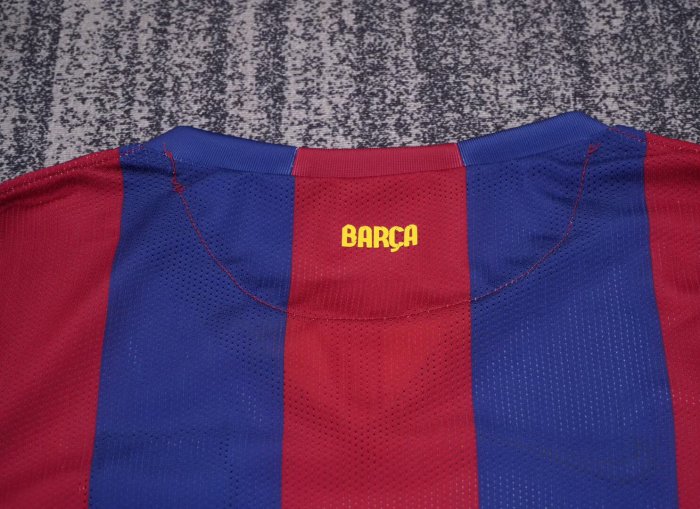 2014-2015 Barcelona Home Long sleeves Retro Kids Soccer Jersey