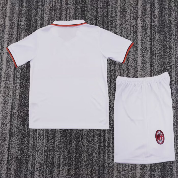 1993-1994 AC Milan Away Retro Kids Soccer Jersey