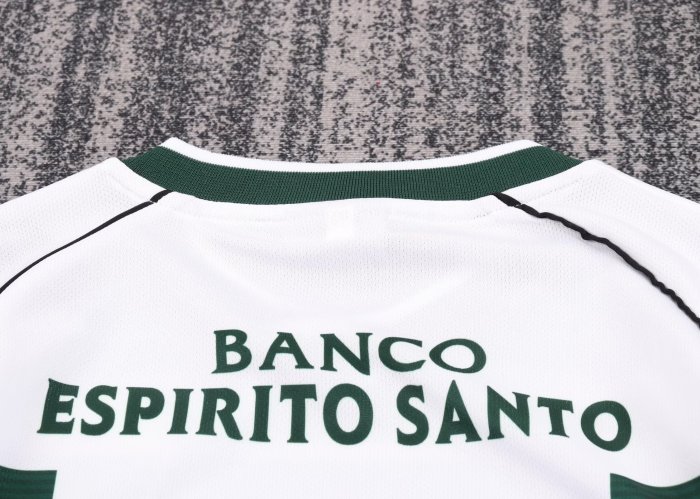 2001-2003 Sporting Lisbon Home Long sleeves Kids Retro Soccer Jersey