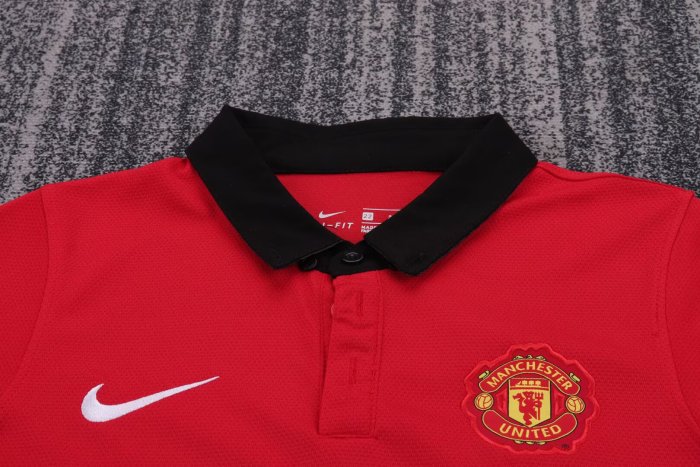 2013-2014 Manchester United Home Retro Kids Soccer Jersey