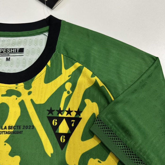 25-26 Paris Saint-Germain Green Co-Signed Version Player Version Soccer Jersey