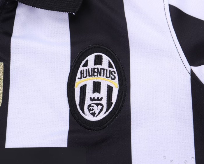 2014-2015 Juventus Home Retro Kids Soccer Jersey