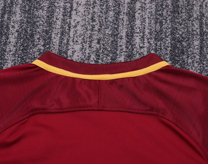 2017-2018 Roma Home Retro Kids Soccer Jersey