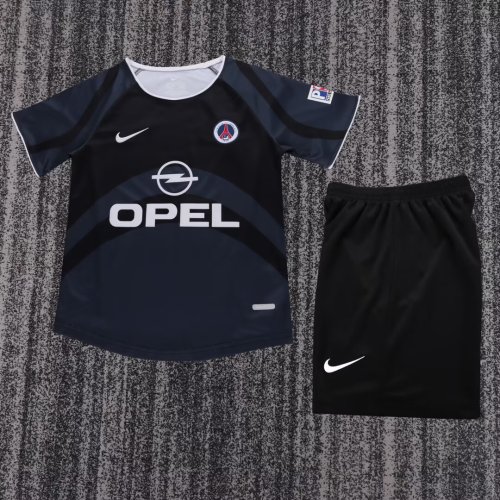 2001-2002 Paris Saint-Germain Third Retro Kids Soccer Jersey