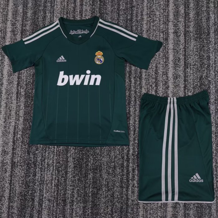 2012-2013 Real Madrid Third Retro Kids Soccer Jersey