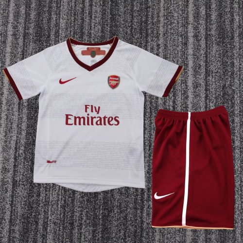 2007-2008 Arsenal Away Retro Kids Soccer Jersey