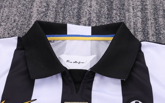 2014-2015 Juventus Home Retro Kids Soccer Jersey