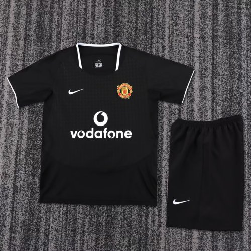2003-2004 Manchester United Away Retro Kids Soccer Jersey