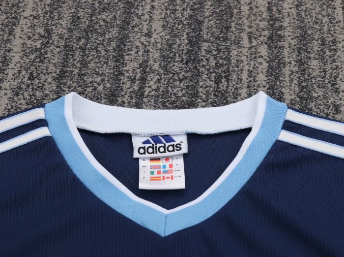 1998 Argentina Away Retro Kids Soccer Jersey