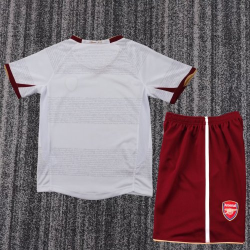 2007-2008 Arsenal Away Retro Kids Soccer Jersey