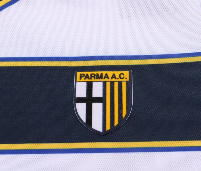 2002-2003 Parma Home Retro Kids Soccer Jersey