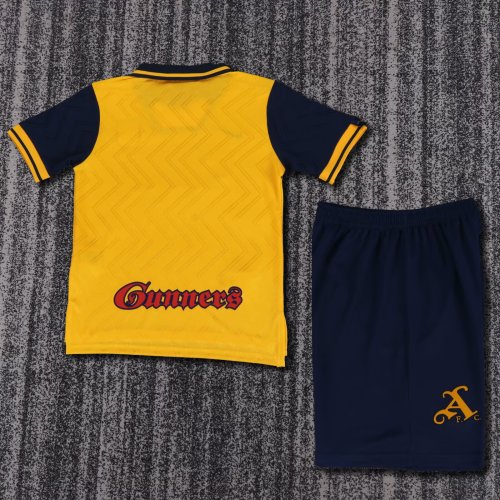 1996 Arsenal Away Retro Kids Soccer Jersey
