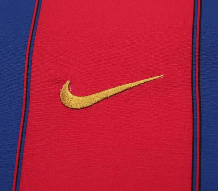 2003 Barcelona Home Retro Kids Soccer Jersey