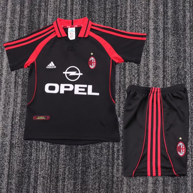 2000-2001 AC Milan Third Retro Kids Soccer Jersey