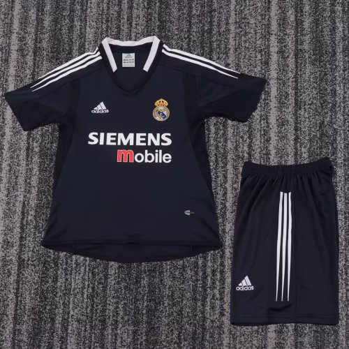 2004-2005 Real Madrid Away Retro Kids Soccer Jersey
