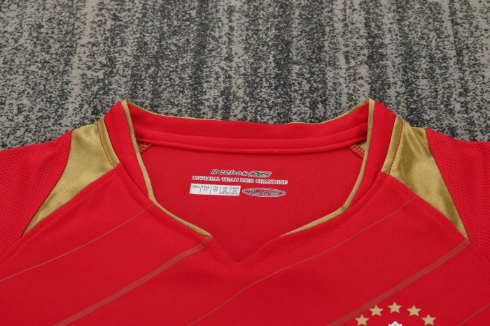 2005-2006 Liverpool Home Retro Kids Soccer Jersey