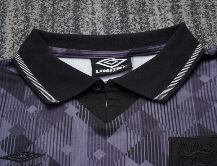 1990 England Special Edition Retro Kids Soccer Jersey