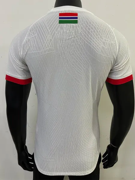 25-26 Gambia White Special Edition Player Version Soccer Jersey