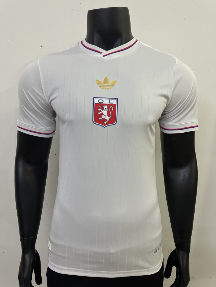 24-25 Lyon 75th Anniversary Player Version Soccer Jersey