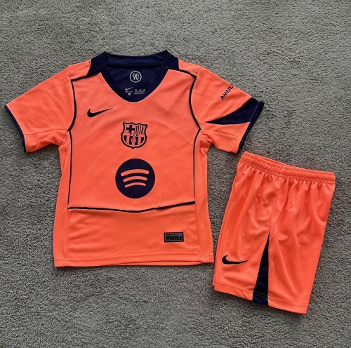 25-26 Barcelona Third Kids Soccer Jersey