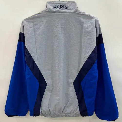 25-26 Paris Saint-Germain Jordan Gray Windbreaker