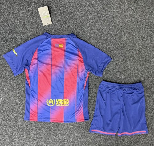 25-26 Barcelona Home Special Edition Kids Soccer Jersey