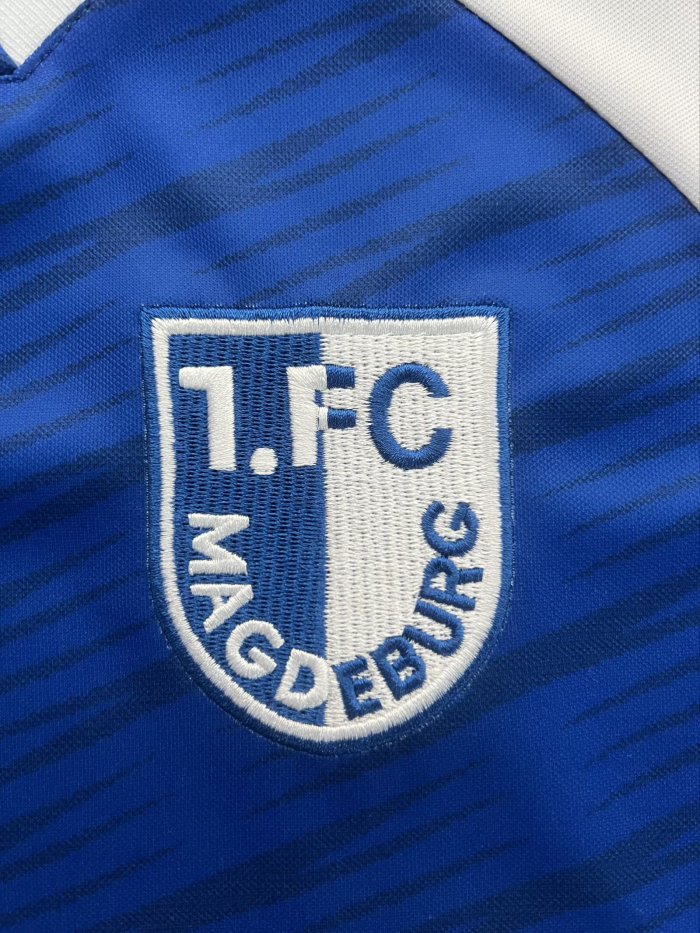 25-26 FC Magdeburg Home Fans Soccer Jersey