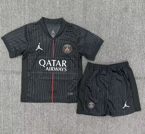 25-26 Paris Saint-Germain Fourth Kids Soccer Jersey