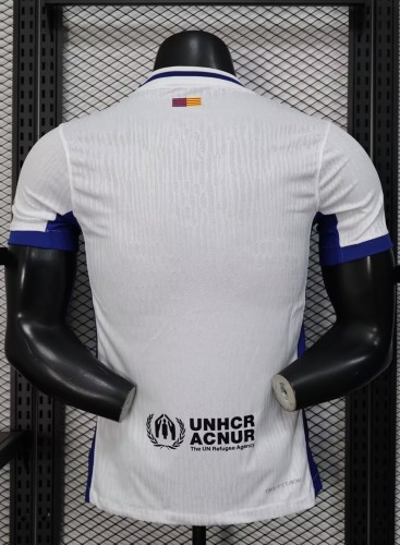 25-26 Barcelona White Special Edition Player Version Soccer Jersey